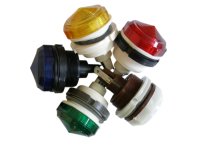 Арматура светосигнальная с лампой АМЕ 24в желтая