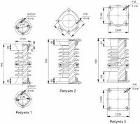 Изоляторы опорные стержневые ИОС-35-500-О1 М УХЛ 1; ИОС-35-1000 М УХЛ 1; ИОС-35-2000 М УХЛ 1
