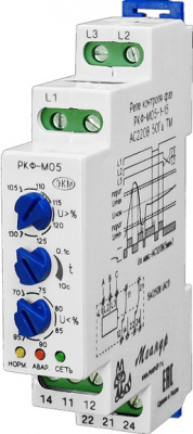 Реле контроля фаз РКФ-М05-1-15 AC380В
