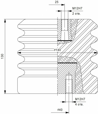 Изоляторы опорные  И16-80 I УХЛ, Т2
