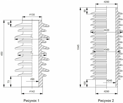 П 450/90-30; П 450/90-40; П 1045/240-1O